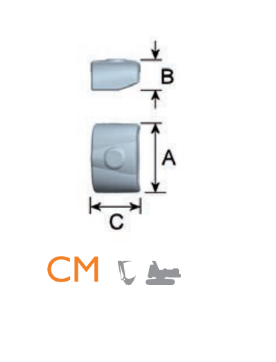 CM 750501 – Excavator Corner / GET Component – For 70-100 Ton Excavators