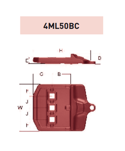 4ML50BC – Excavator GET Component / Bucket Tooth – For 50-65 Ton Excavators