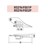 R529 69502P – Lock / Retention Component / Pin – For Excavator GET System