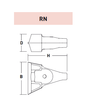 R25RN – Excavator GET Component / Bucket Tooth – For 25 Ton Excavators