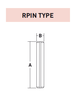 RPIN TYPE I – Lock Pin / Retention Pin – For Excavator GET System