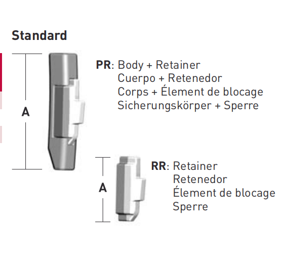 2MG10/15MR – Lock / Retention Component – For Excavator GET System