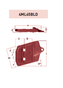 4ML50BRD – Excavator GET Component / Bucket Tooth – For 50-65 Ton Excavators
