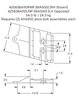 425838A110LNR Bolt-On Left Hand End Segment for Komatsu WA500 Wheel Loader