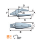 BE 710011 – Heavy Duty Excavator Bucket Edge / GET Component – For 60mm Lip Thickness
