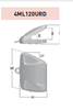 4ML120URD – Excavator GET Component / Bucket Tooth – For 120 Ton Excavators (URD Type)
