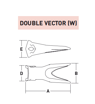 MH23W – Excavator GET Component / Bucket Tooth – For 20-25 Ton Excavators