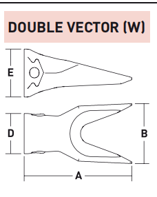 MC35W1 – Excavator GET Component / Bucket Tooth – For 35-50 Ton Excavators