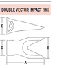 MC35WI1 – Excavator GET Component / Bucket Tooth – For 35-50 Ton Excavators